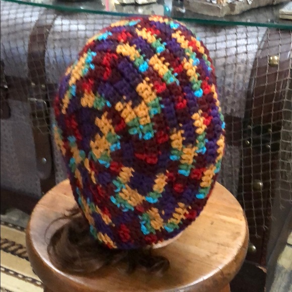 Boho slouchy winter hat New hand crochet by me - Picture 3 of 5